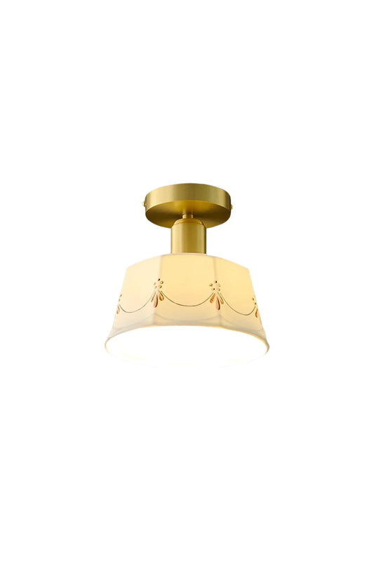 Ceramic Printed Ceiling Light | vexalamps