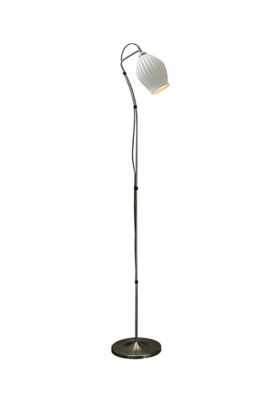 Ceramic Ribbed Floor Lamp - vexalamps