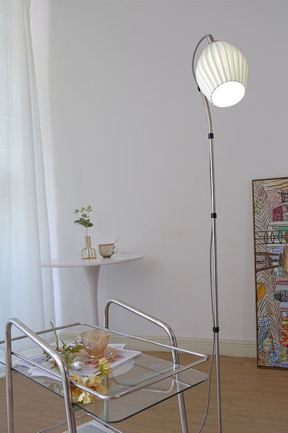 Ceramic Ribbed Floor Lamp - vexalamps