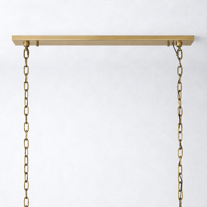 Ellington Alabaster Rectangular Chandelier 62’’ - Chandelier