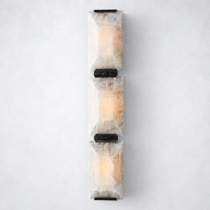 Ellington Alabaster Triple Sconce - Wall Sconce