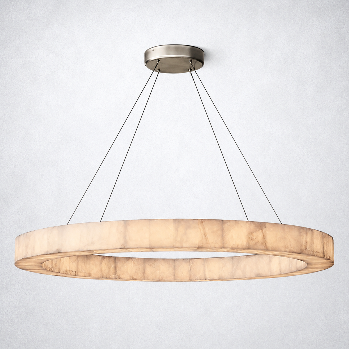 Marquise Round Chandelier 60’’ - Satin Nickel - Chandelier