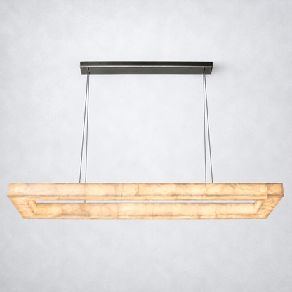 Marquise Rectangular Chandelier 72’’ - Bronze - Chandelier