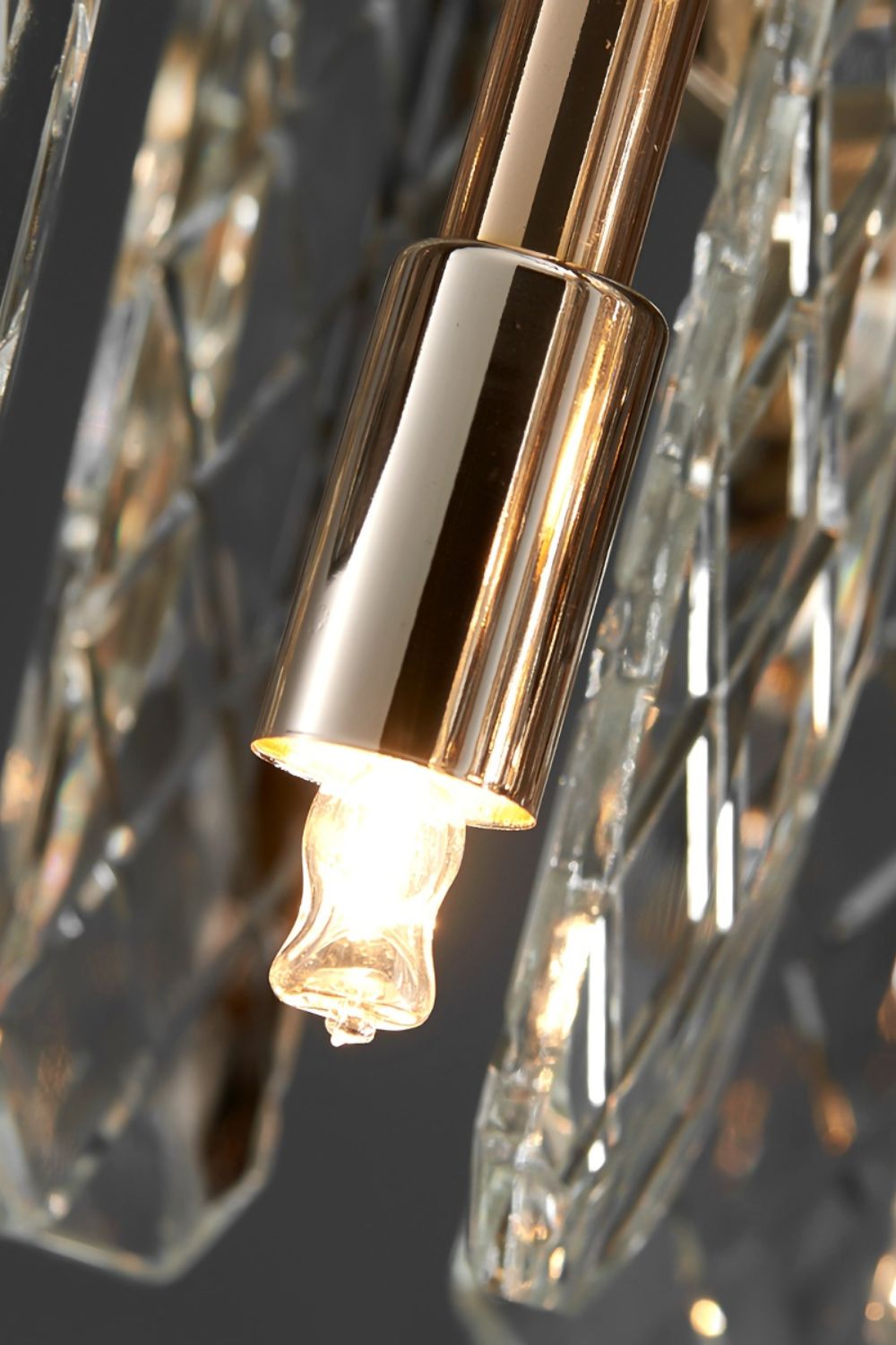 Clear Crystal Drum Pendant Lamp - vexalamps