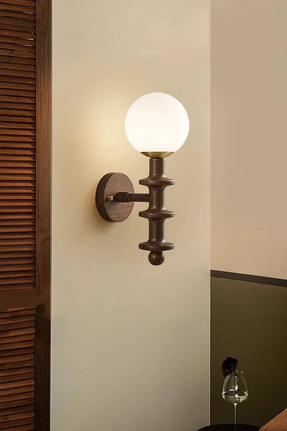 Coslett Wood Wall Lamp - view 3 | vexalamps