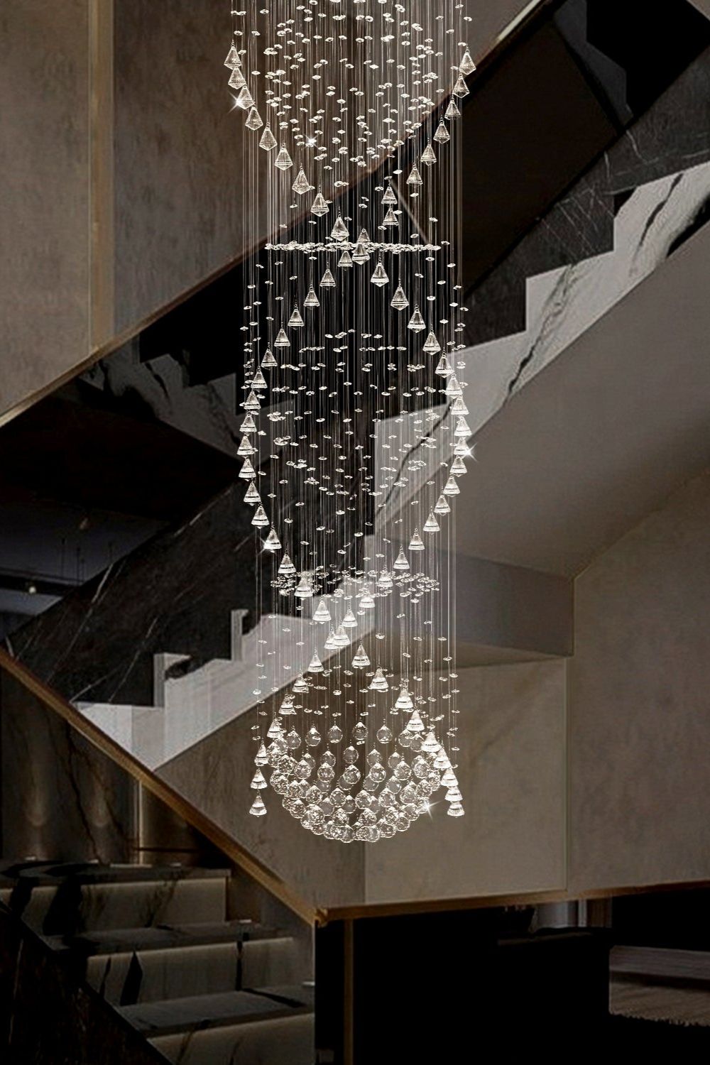 Crystal Ball Chandelier - vexalamps