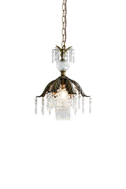 Crystal Palm Leaf Pendant Light | vexalamps