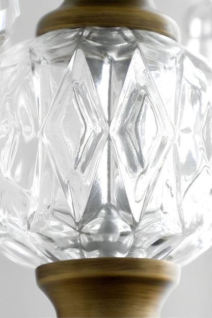 Crystal Palm Leaf Pendant Light - view 15 | vexalamps