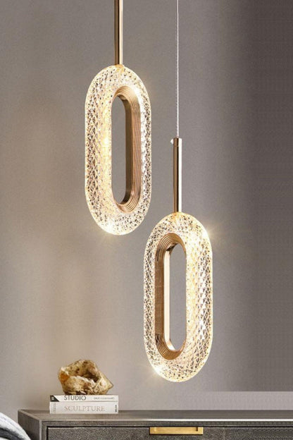 Crystal Wormhole Pendant Lamp - vexalamps