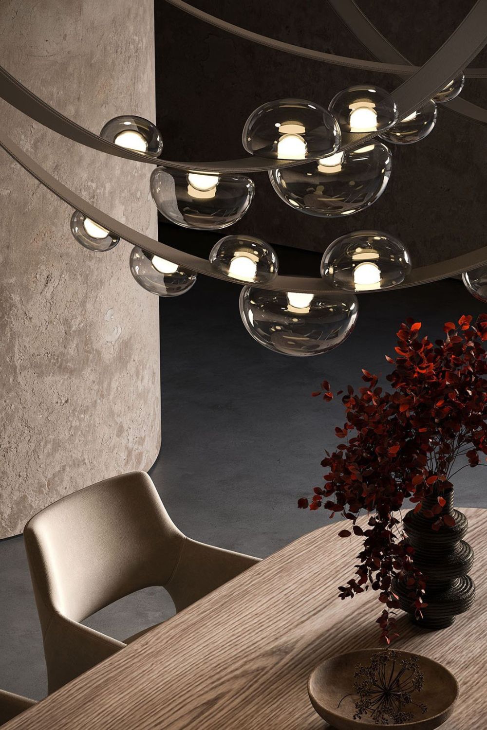 Dew Drops Chandelier - view 3 | vexalamps