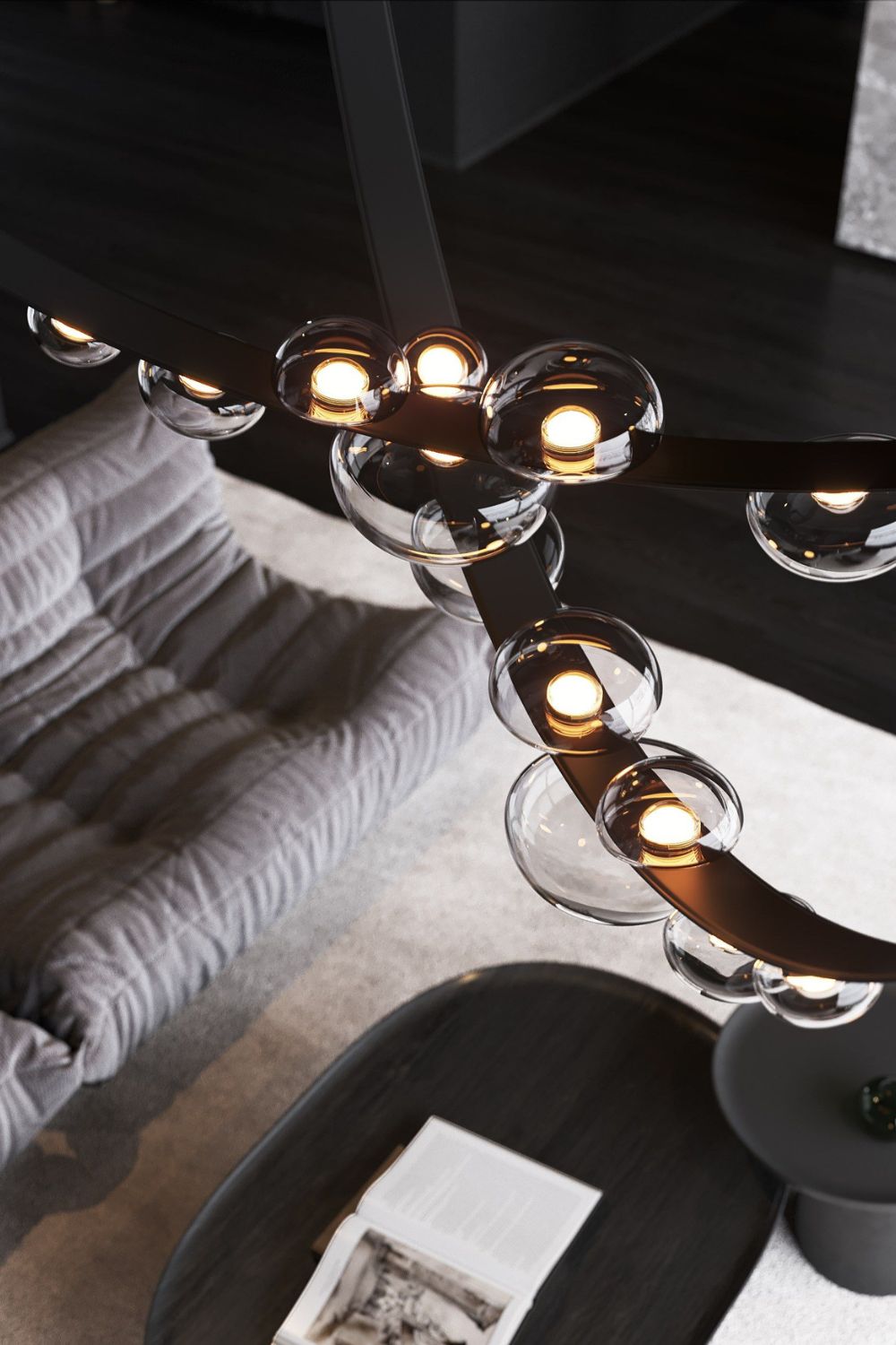 Dew Drops Chandelier - view 21 | vexalamps