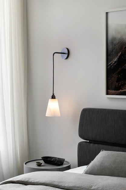 Droplet Alabaster Wall Lamp - view 5 | vexalamps
