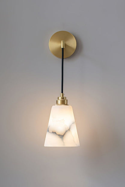 Droplet Alabaster Wall Lamp - view 8 | vexalamps