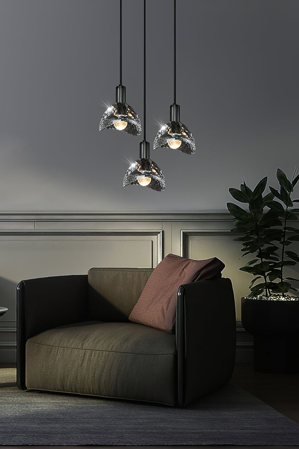 Ebbe Crystal Pendant Lamp - vexalamps