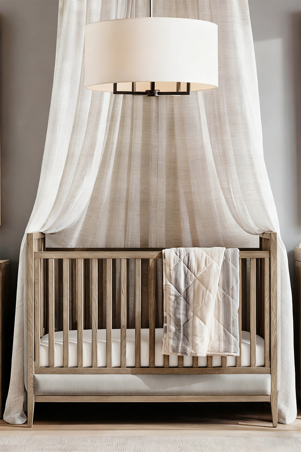 Emery Fabric Chandelier - view 12 | vexalamps