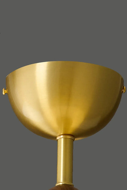 Fabric Brass Pendant Lamp - view 12 | vexalamps