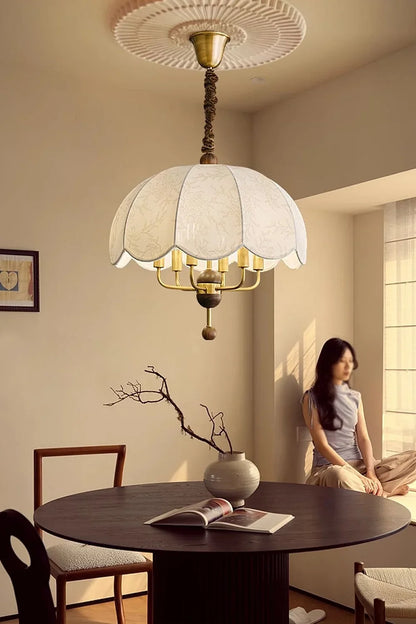 Fabric Lonzo Pendant Lamp - view 7 | vexalamps