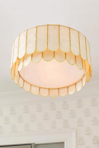 Faceted Shell Bloom Ceiling Light - view 17 | vexalamps