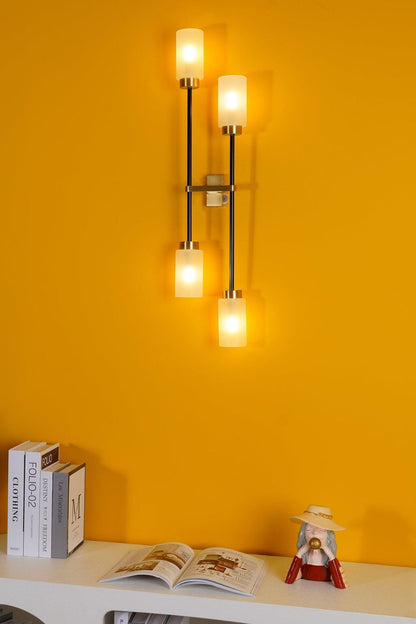 Cylindrical Glass Farol Wall Light - view 20 | vexalamps