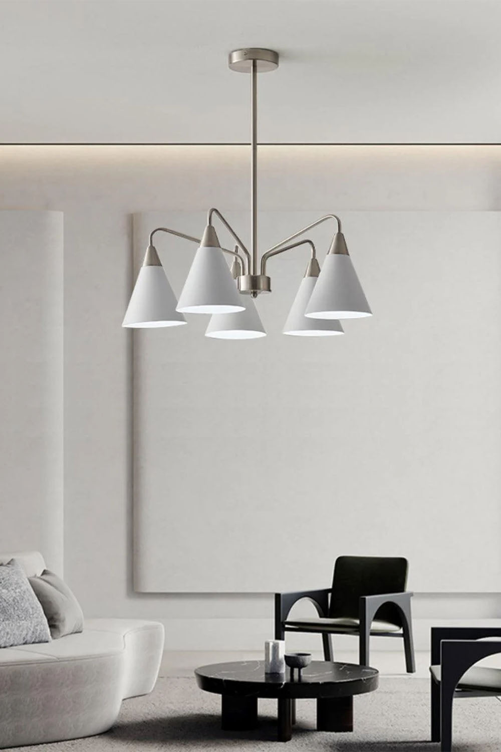 Fashion Cono Chandelier - view 23 | vexalamps
