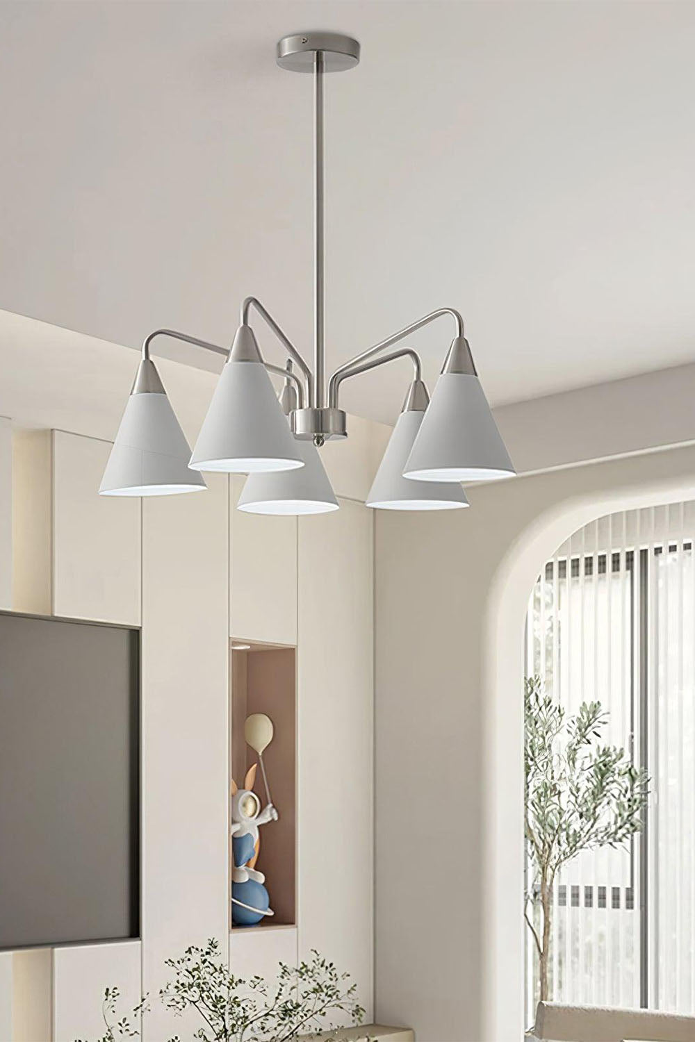 Fashion Cono Chandelier - view 7 | vexalamps