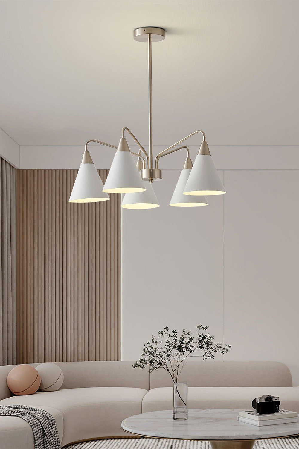 Fashion Cono Chandelier - view 4 | vexalamps