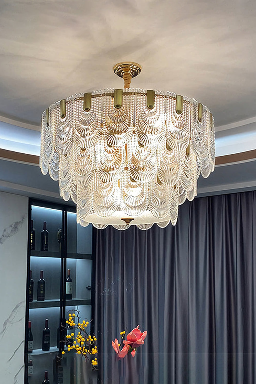 Fashional Crystal Glass Chandelier - vexalamps