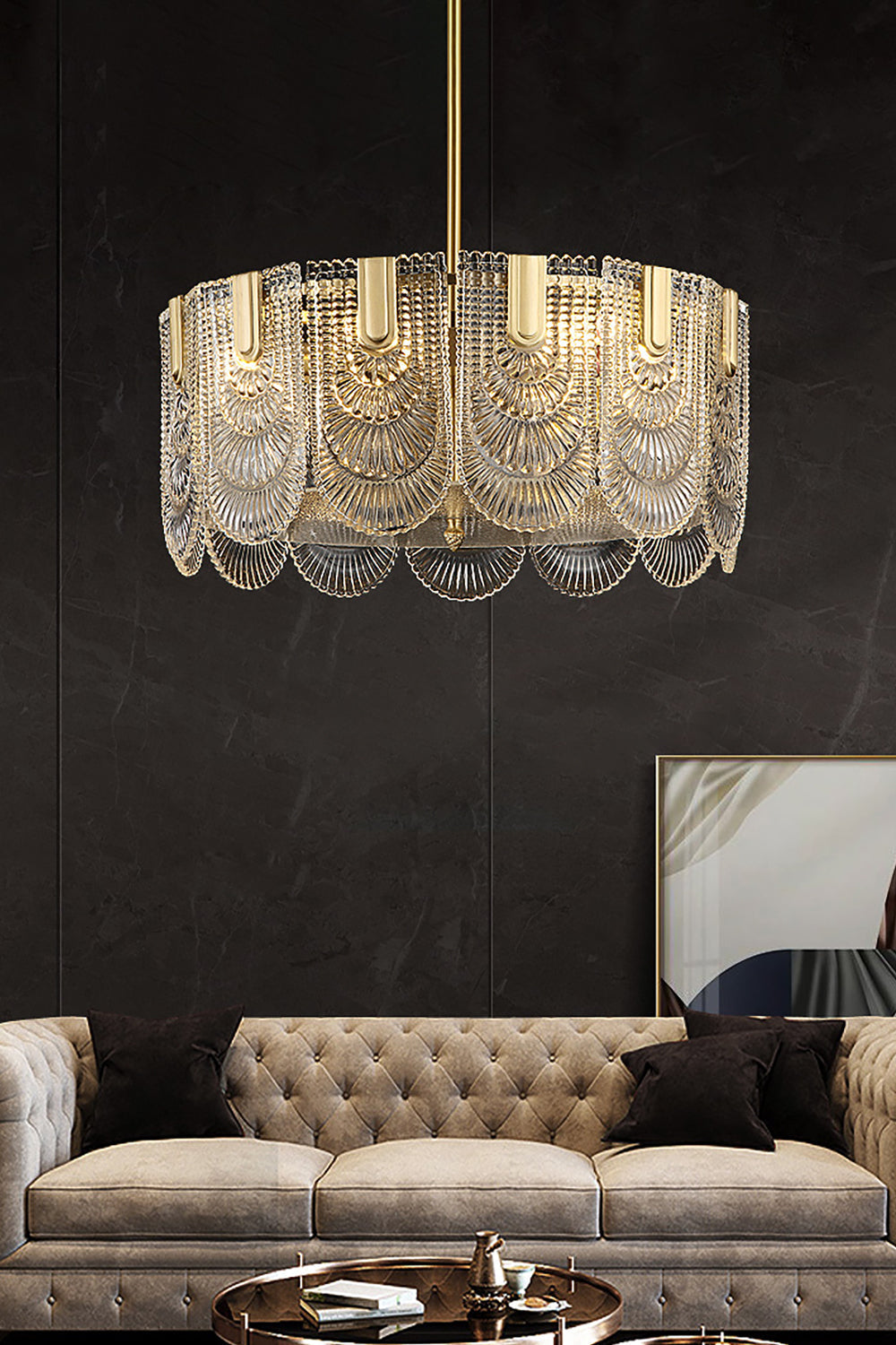 Fashional Crystal Glass Chandelier - vexalamps