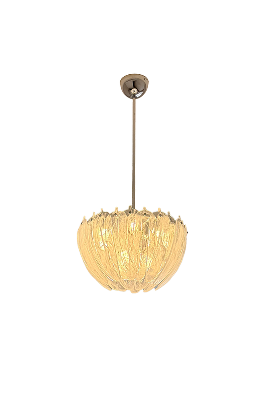 Feather Glass Chandelier | vexalamps