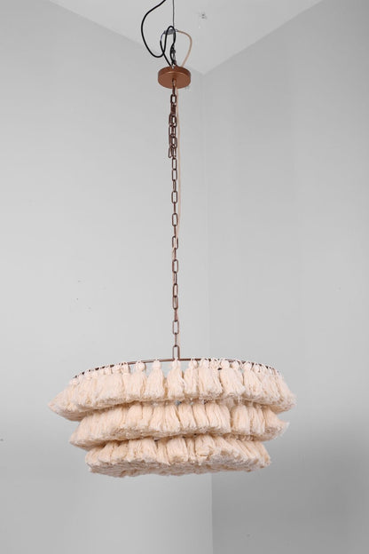 Fabric Fela Tassel Chandelier - view 29 | vexalamps