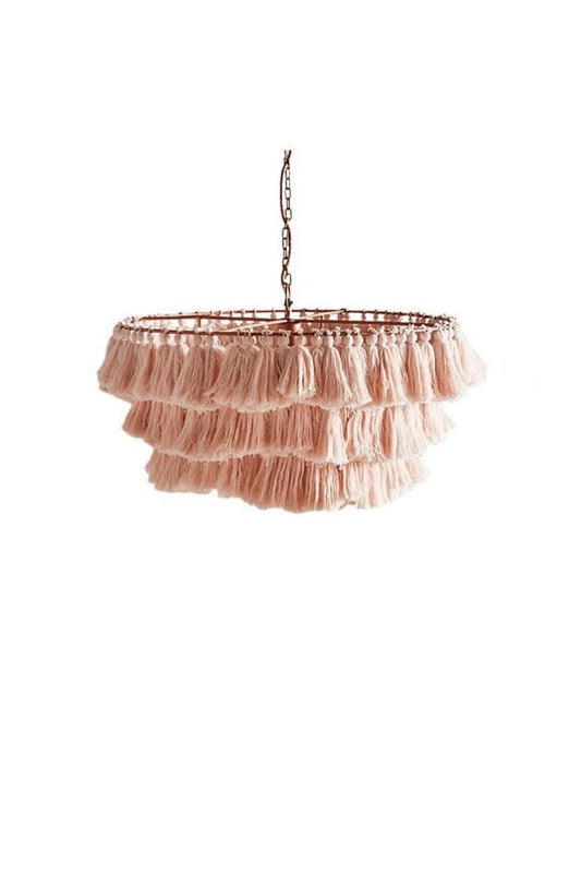 Fabric Fela Tassel Chandelier | vexalamps