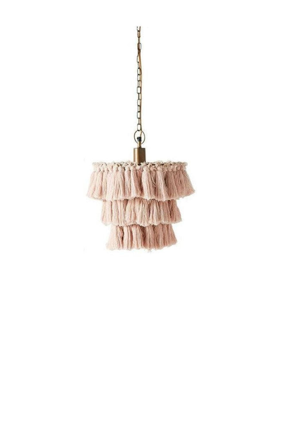 Fabric Fela Tassel Chandelier - view 33 | vexalamps