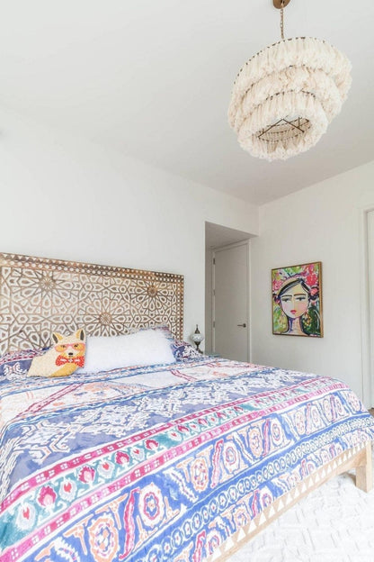 Fabric Fela Tassel Chandelier - view 15 | vexalamps