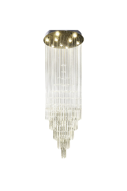 Floating Castle Raindrop Crystal Chandelier - vexalamps
