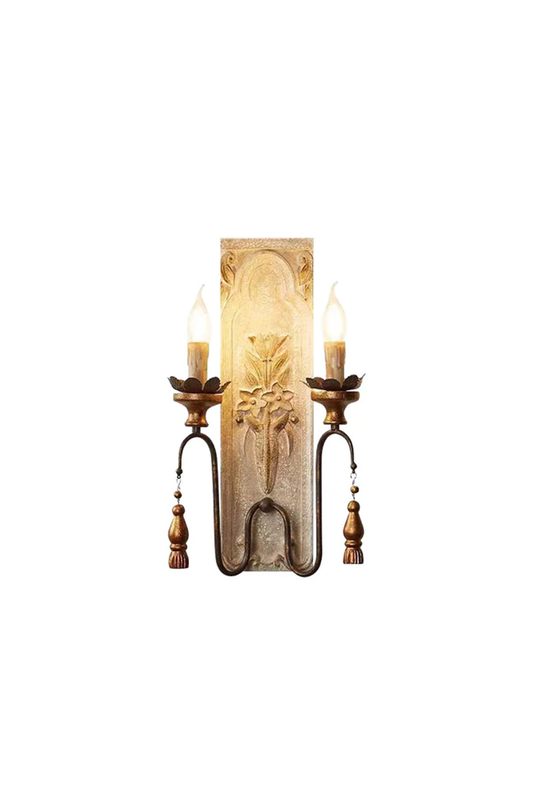 French Country Wooden Wall Lamp | vexalamps