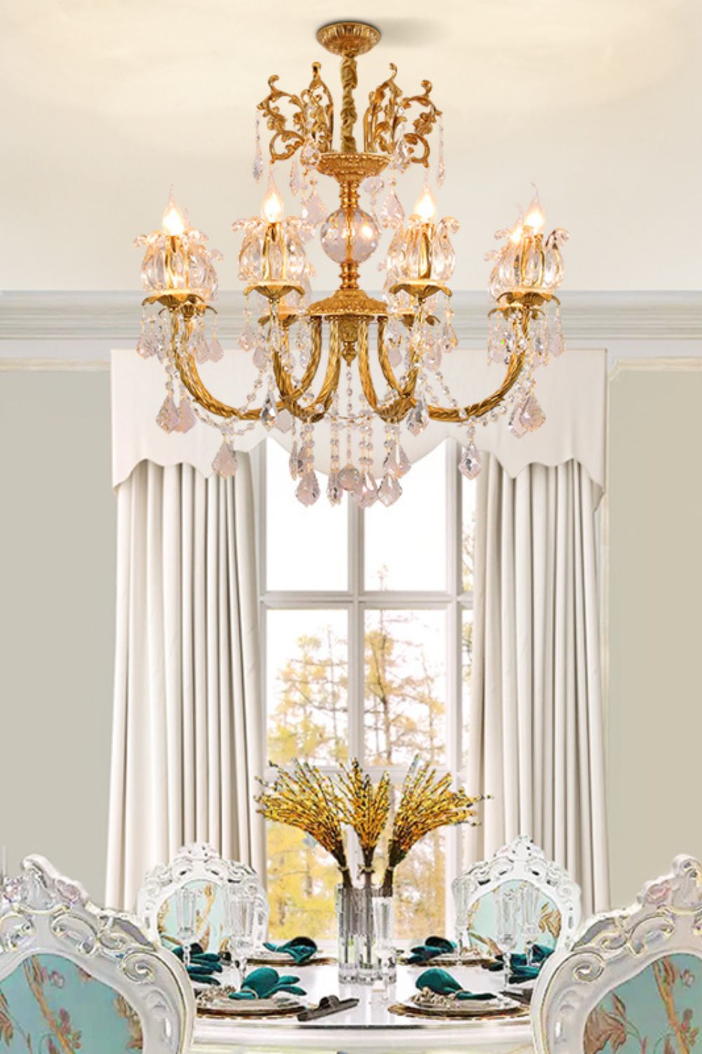 French Crystal Chandelier - vexalamps