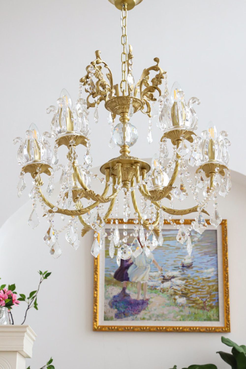 French Crystal Chandelier - vexalamps