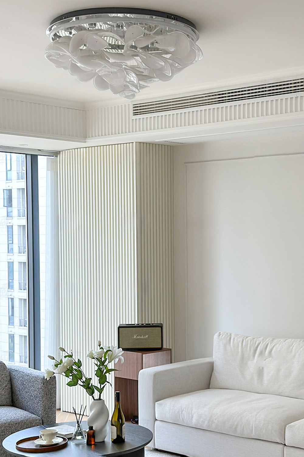 French Radici Petal Ceiling Lamp - view 3 | vexalamps