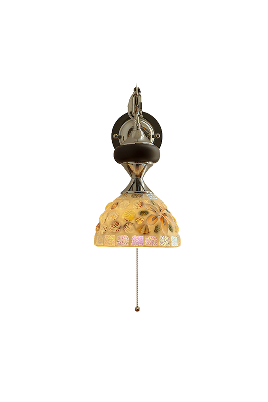 French Retro Handmade Shell Wall Lamp | vexalamps