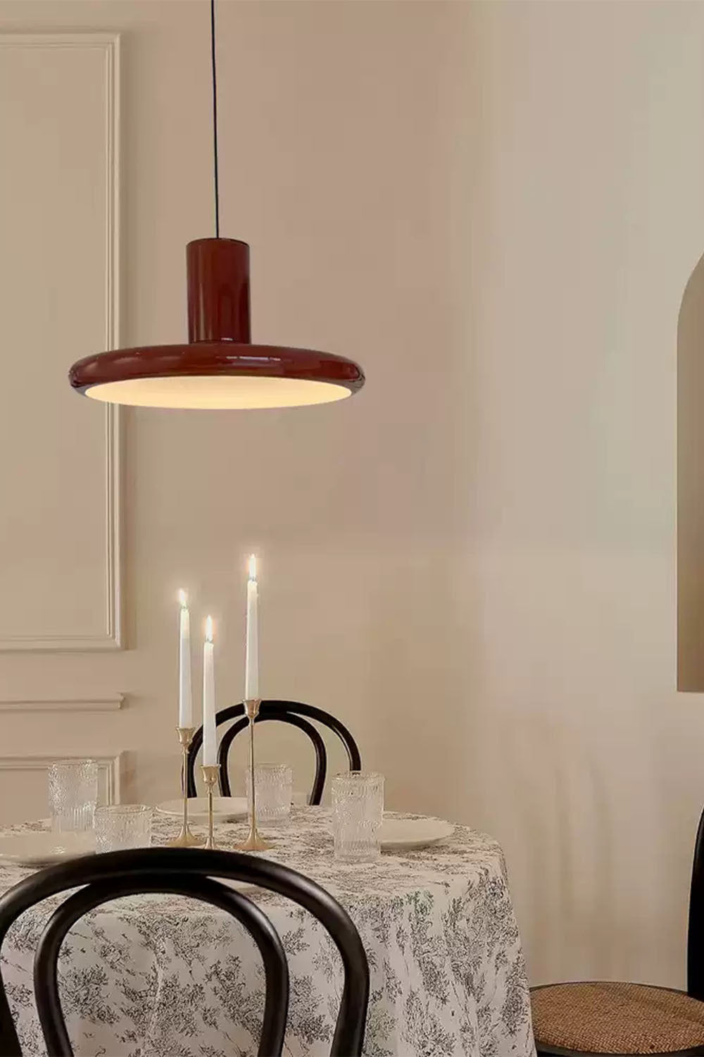 French Retro Nordic UFO Pendant Lamp - view 16 | vexalamps