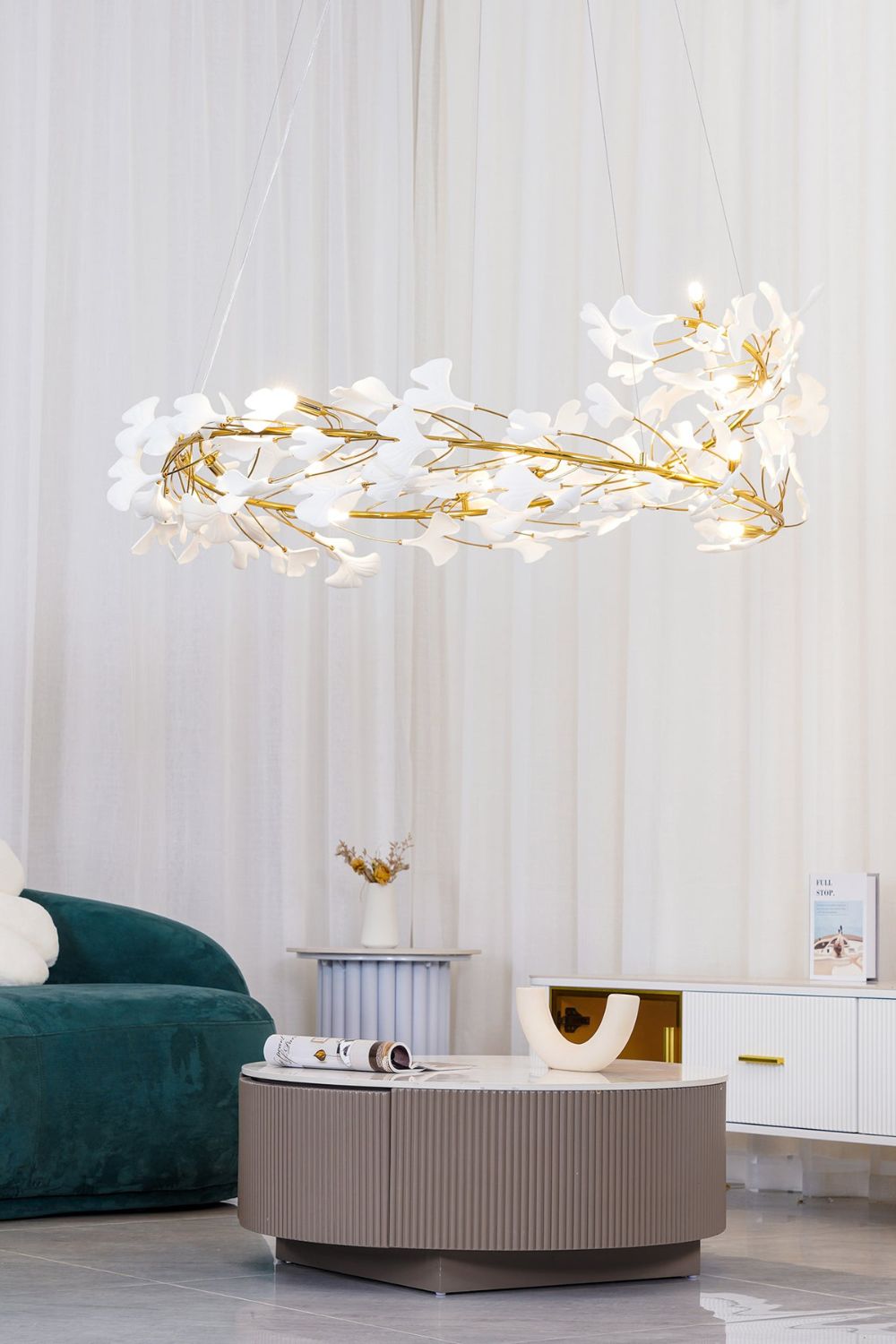 Gingko Chandelier U - vexalamps