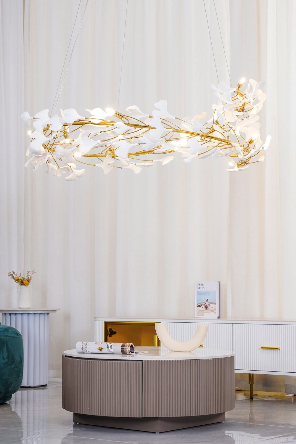 Gingko Chandelier U - vexalamps