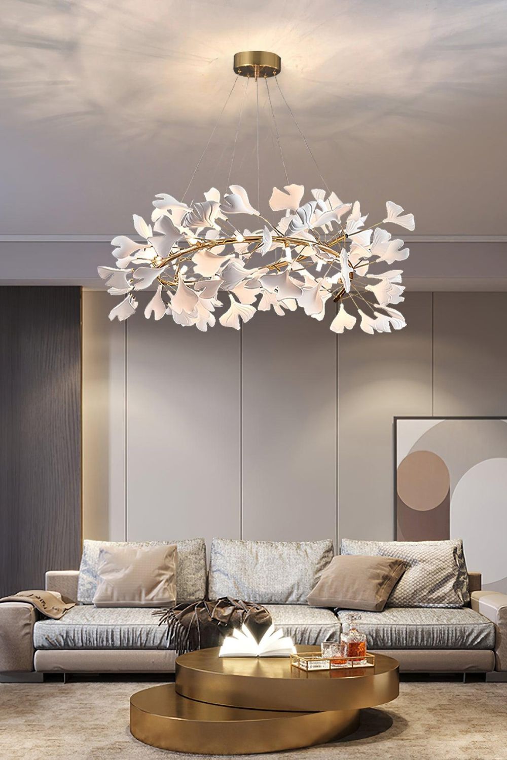 Gingko Chandelier U - vexalamps