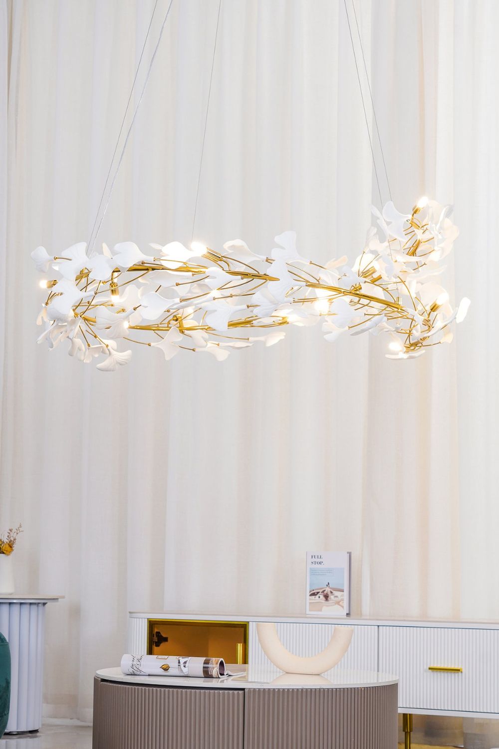 Gingko Chandelier U - vexalamps
