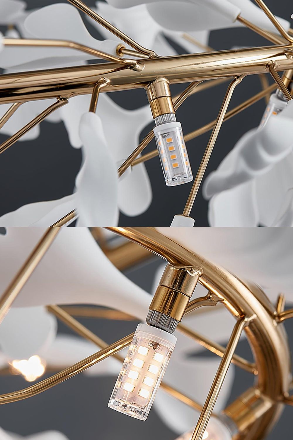 Gingko Chandelier U - vexalamps