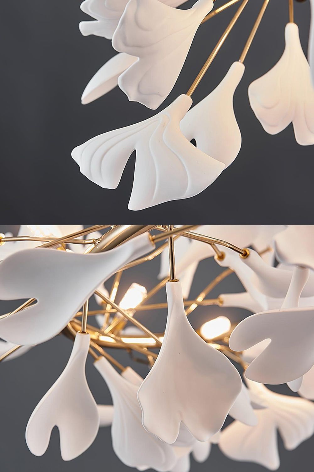 Gingko Chandelier U - vexalamps
