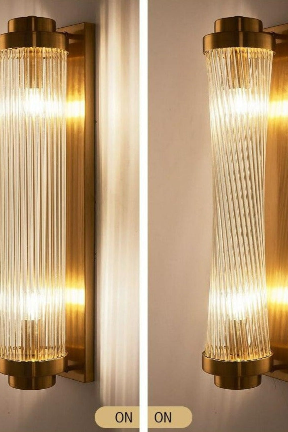 Glass Column Wall Sconce - view 13 | vexalamps
