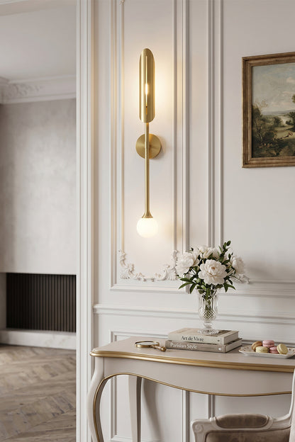 Gold Ion Modern Wall Lamp - view 4 | vexalamps