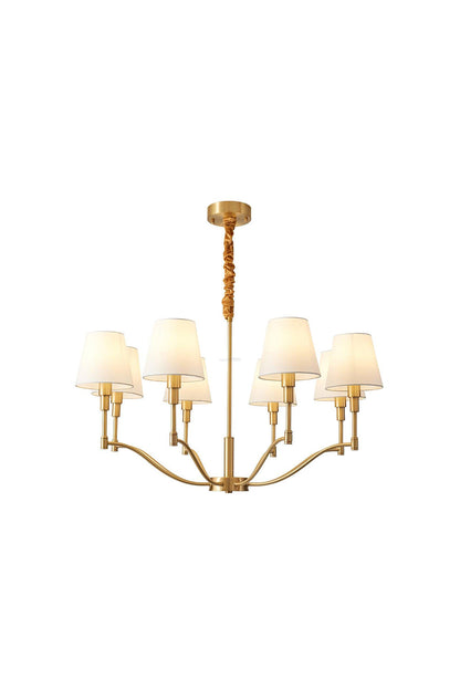 Golden Luxe Mid-Century Chandelier | vexalamps