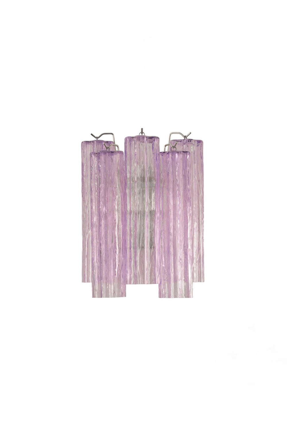 Handcrafted Art Violet Glass Wall Lamp | vexalamps